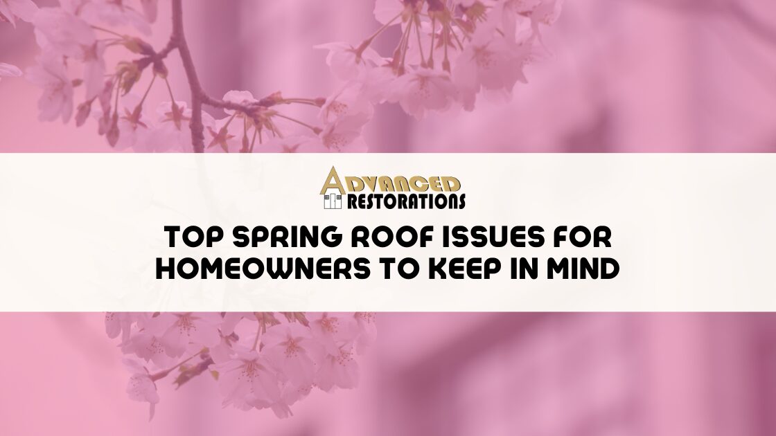 Top Spring Roof Issues for Homeowners to Keep in Mind